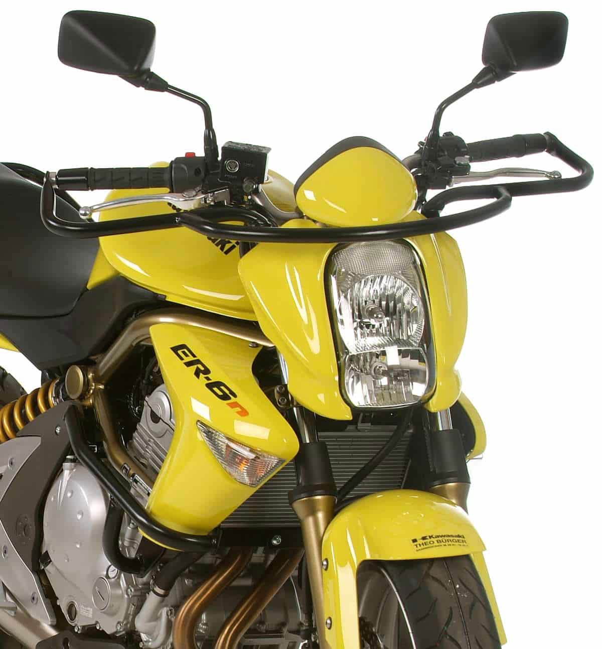 Hepco&Becker Valbeugel voorzijde zwart voor Kawasaki ER tot 206N vanaf 2006 tot 2008