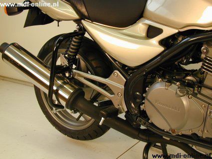 Hepco&Becker Valbeugel achterzijde zwart voor Kawasaki ER tot 205 vanaf 2001 tot 2006