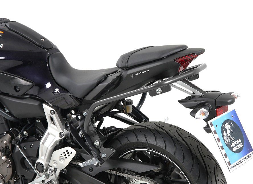Hepco&Becker Valbeugel achterzijde antraciet voor Yamaha MT tot 2007 vanaf 2014 tot 2017