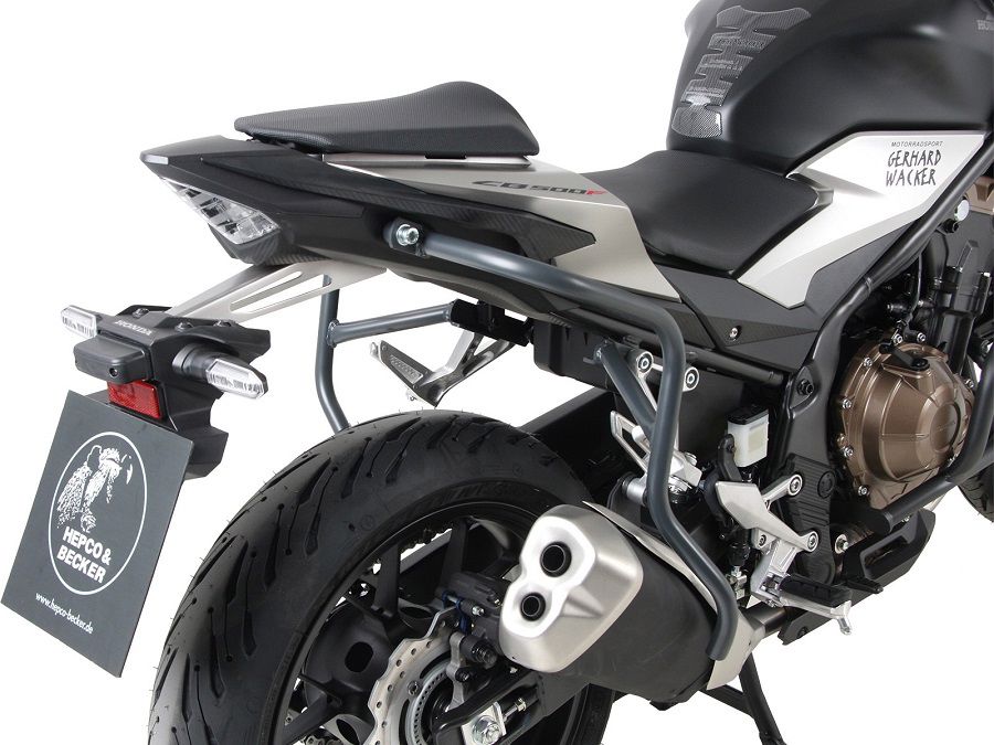 Hepco&Becker Valbeugel achterzijde antraciet voor Honda CB500F vanaf 2019 tot 2023