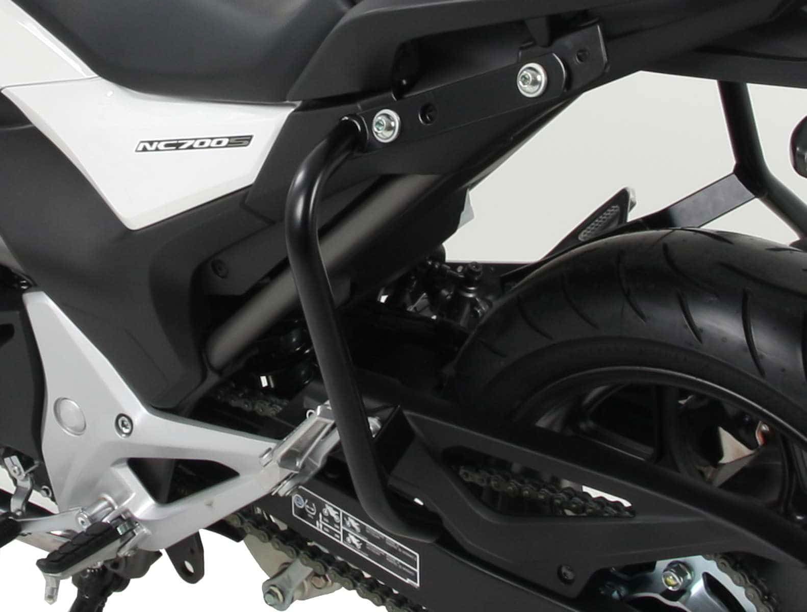 Hepco&Becker Valbeugel achterzijde zwart voor Honda NC700S vanaf 2012 tot 2013/ NC750S vanaf 2014