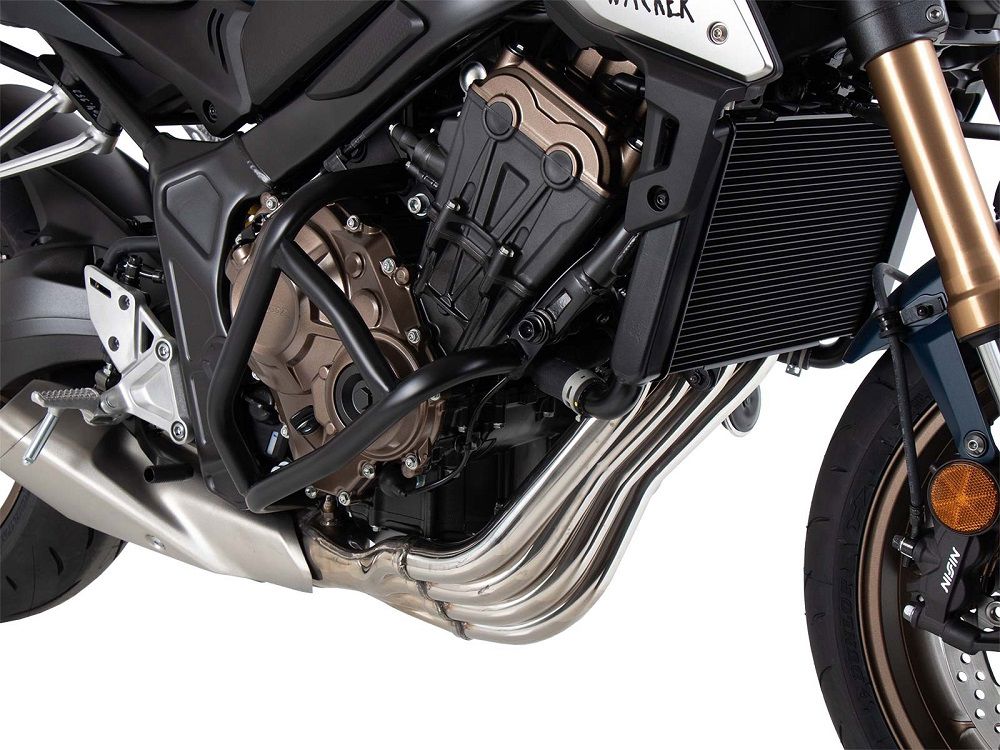 Hepco&Becker Valbeugel zwart model Solid voor Honda CB650R vanaf 2021 tot 2023