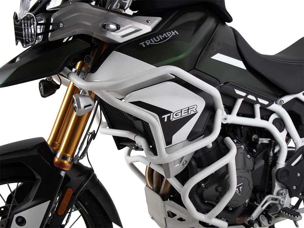 Hepco&Becker Tank valbeugel wit voor Triumph Tiger 900 Rally / GT / Pro vanaf 2020