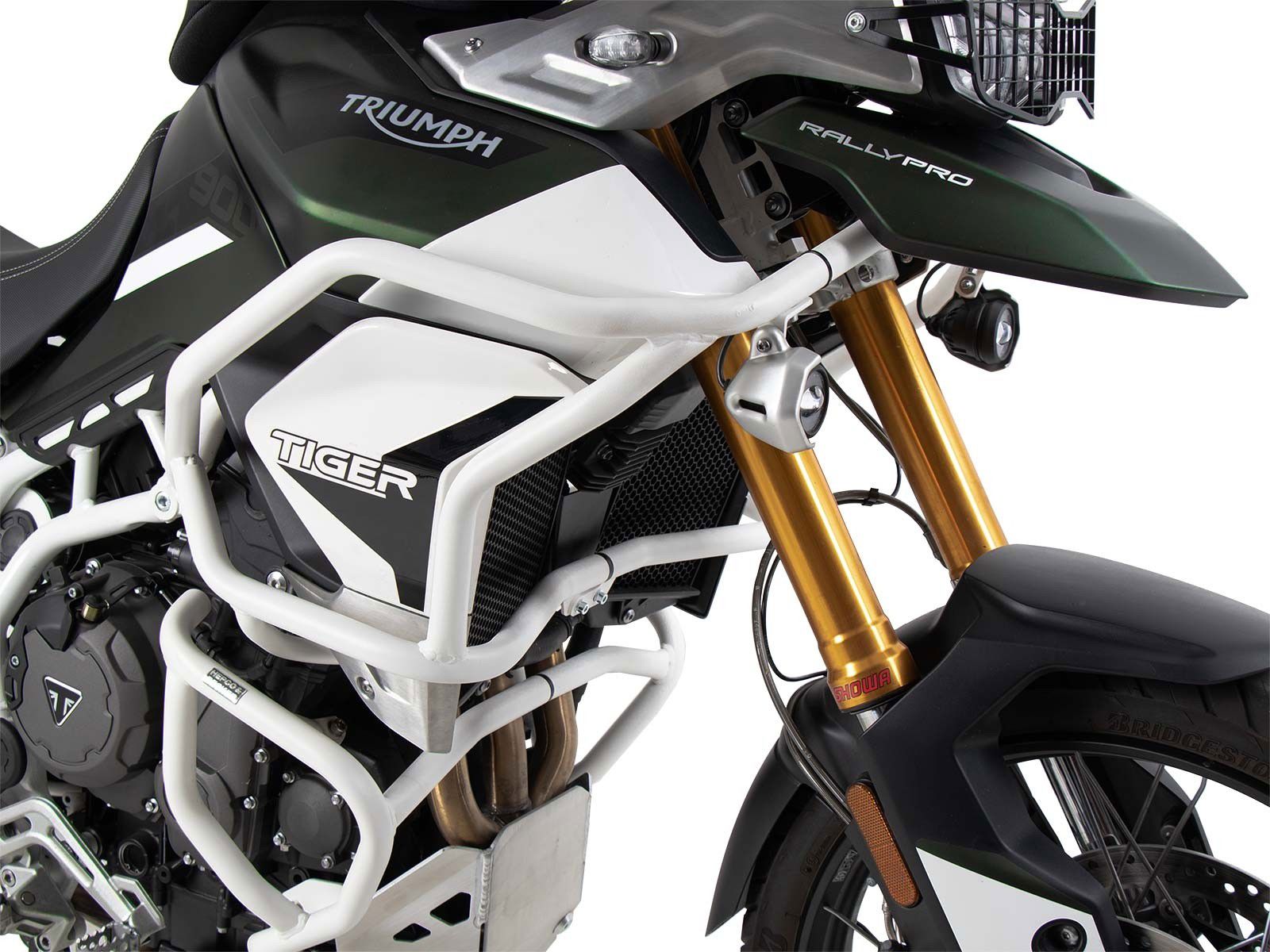 Hepco&Becker Valbeugel wit boven SOLID (tank guard) voor Triumph Tiger 850 Sport vanaf 2021