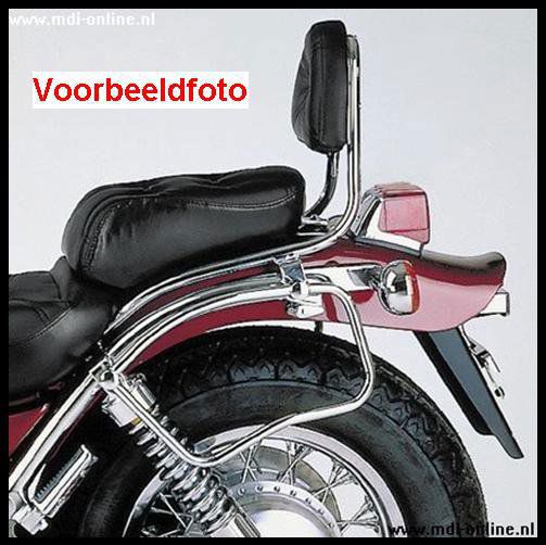 Hepco&Becker Sissybar zonder rekje chroom voor Honda VT750S vanaf 2010 tot 2011