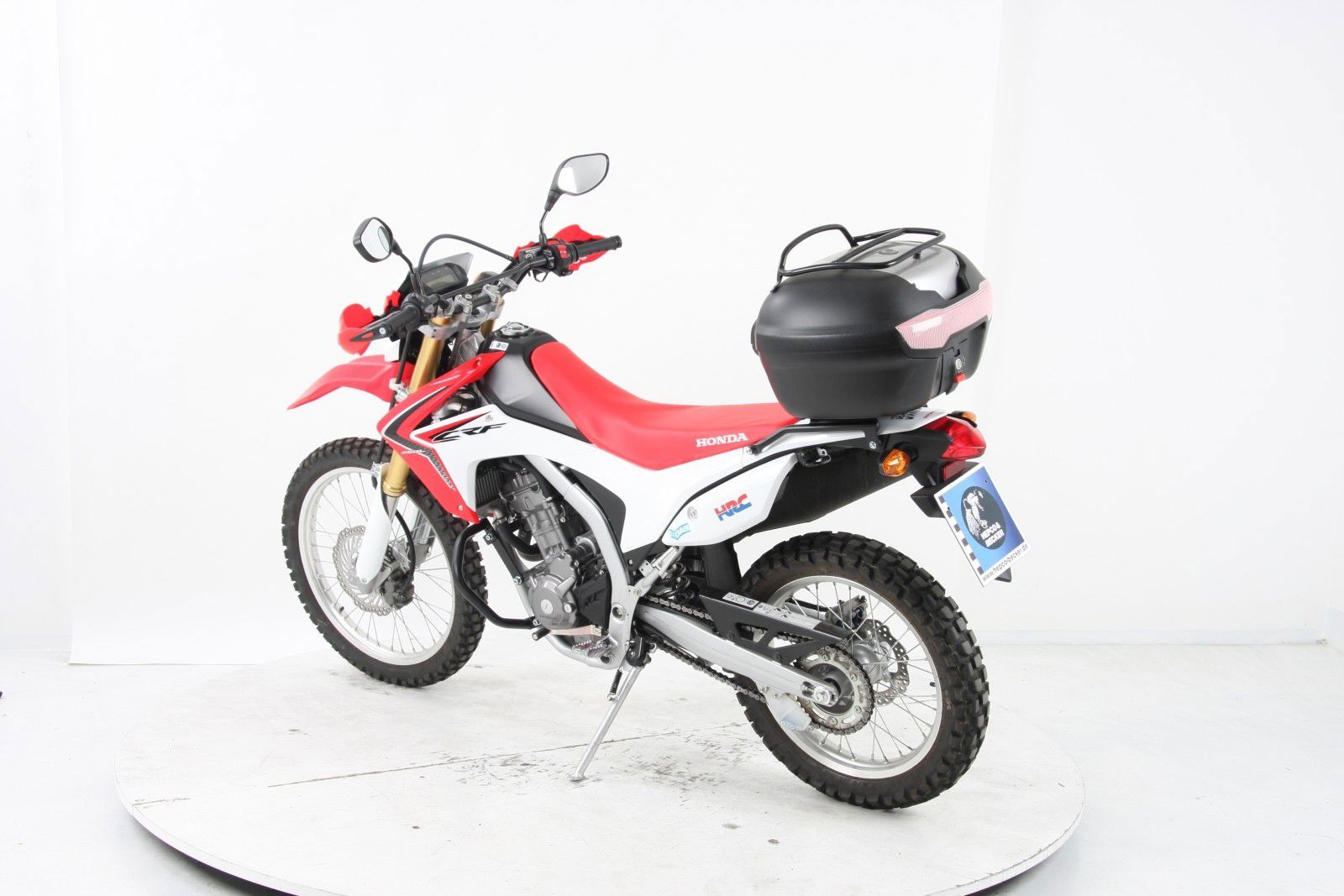Hepco&Becker Topdrager Minirack zwart voor Honda CRF250L vanaf 2013inclusief TC40 journey zilver