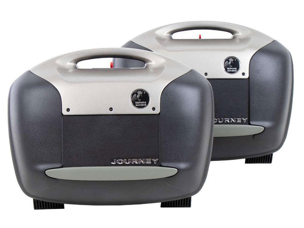 Hepco&Becker kofferset Journey 40L zilver