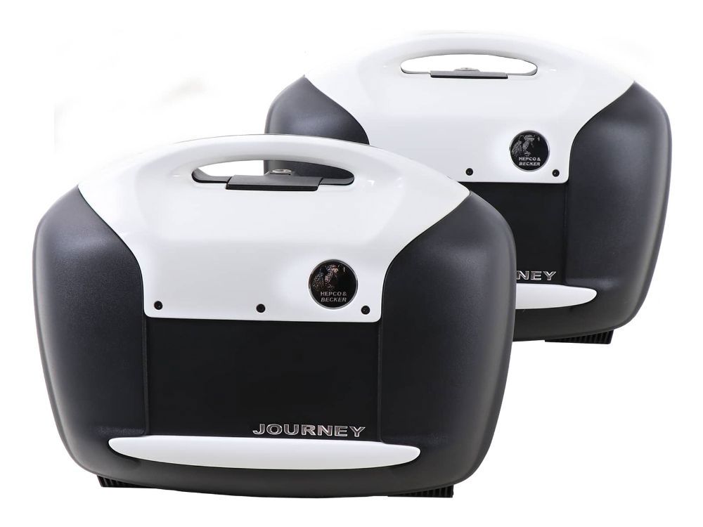 Hepco&Becker kofferset Journey 40L wit