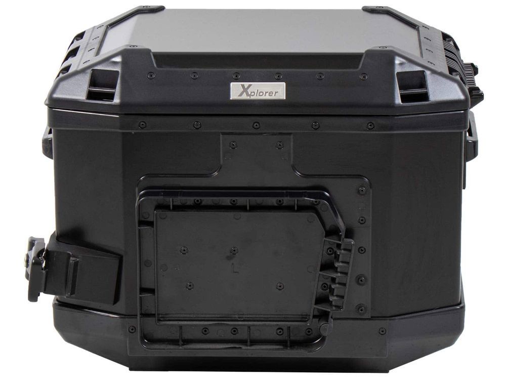 Hepco&Becker Xplorer zijkoffer links zwart 40 liter voor Cutout kofferset