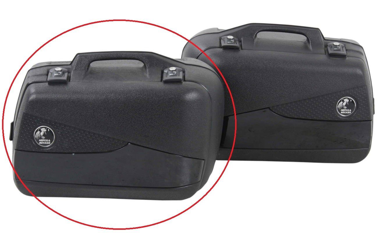 Hepco&Becker Junior Flash 30L zwart losse rechter koffer