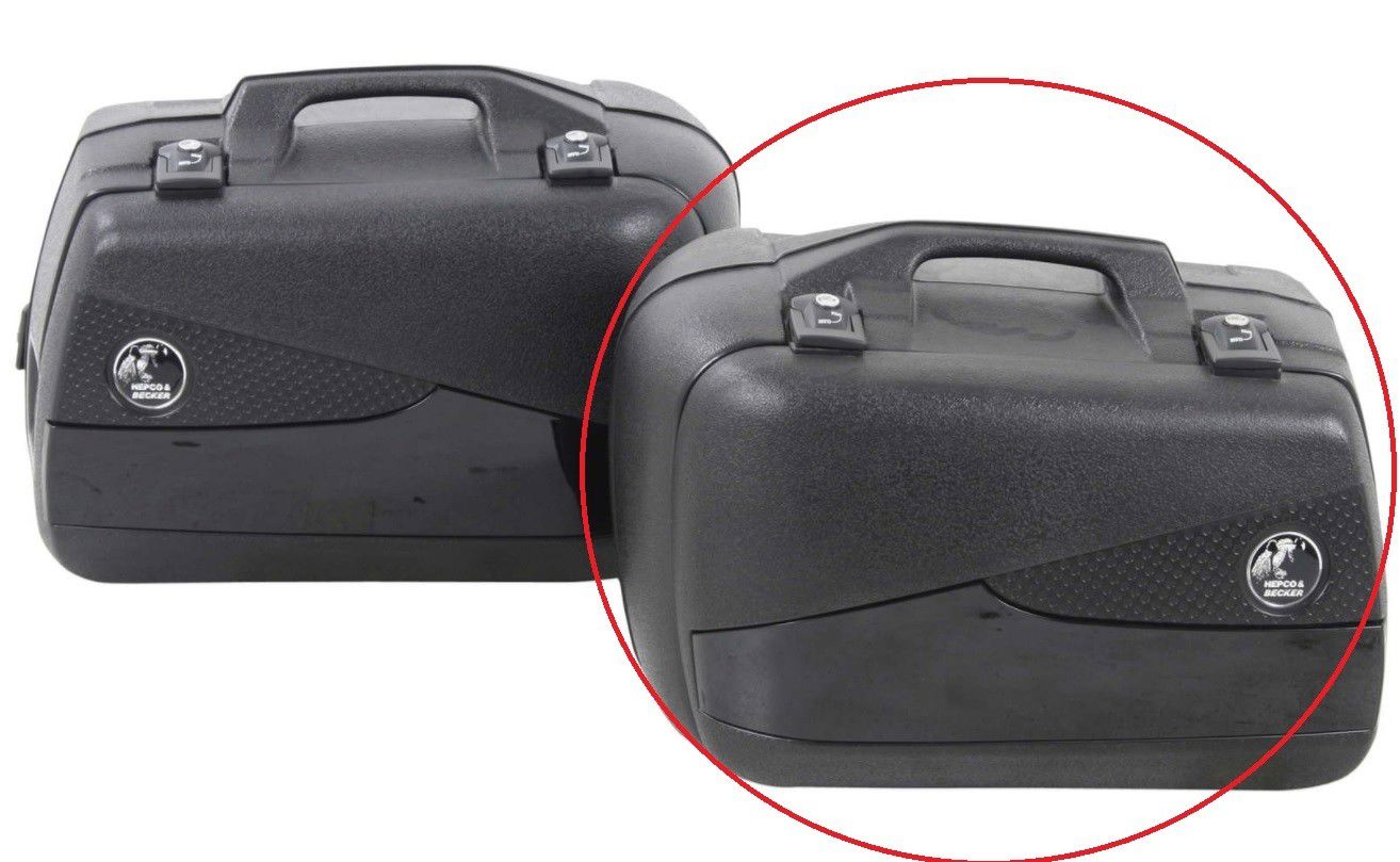 Hepco&Becker Junior Flash 40L zwart losse linker koffer