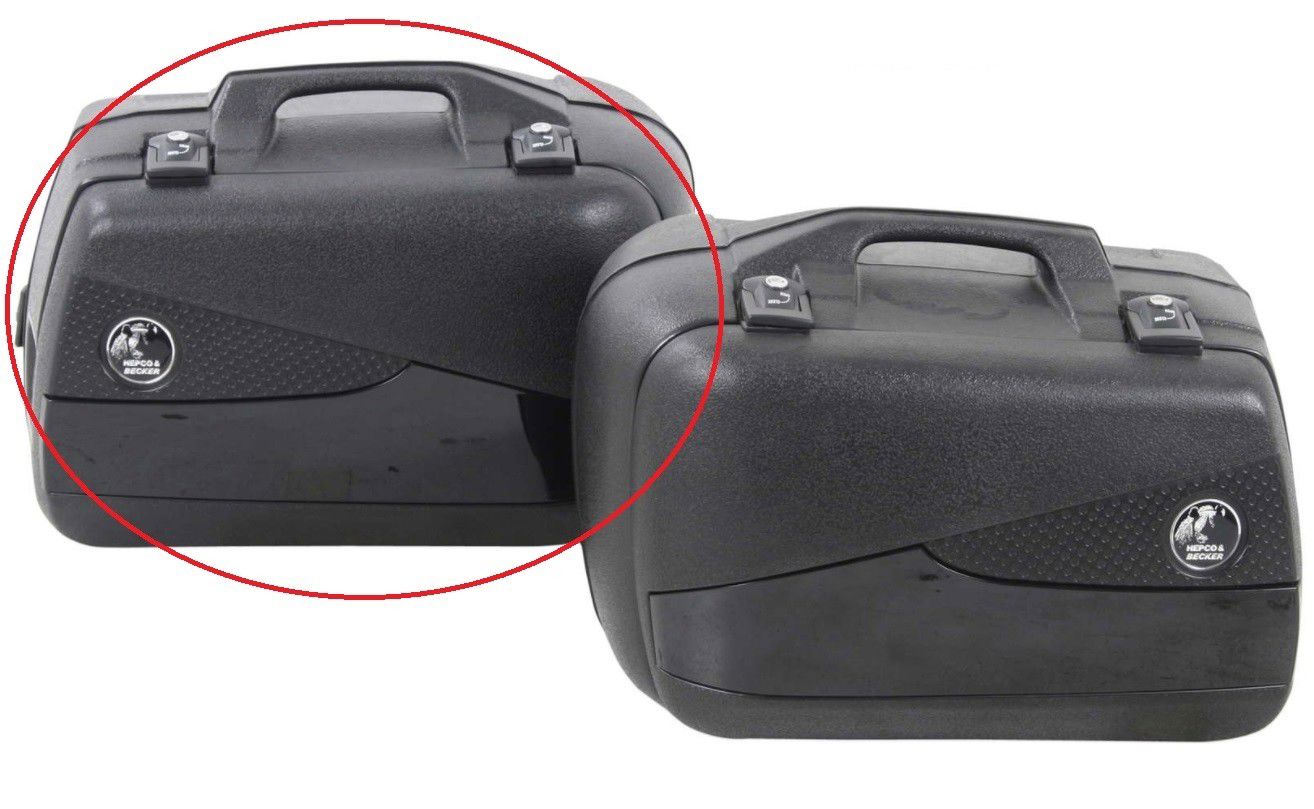Hepco&Becker Junior Flash 40L zwart losse rechter koffer