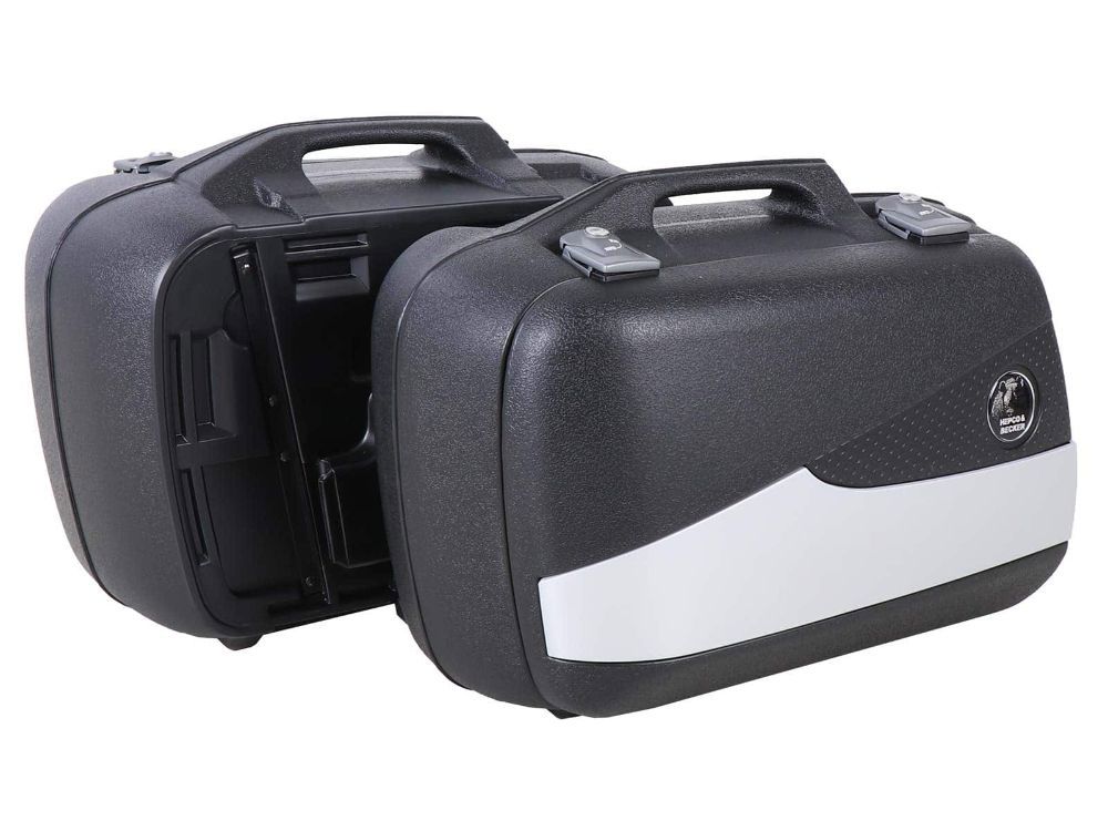 Hepco&Becker kofferset Junior Flash enduro zilver 27/37