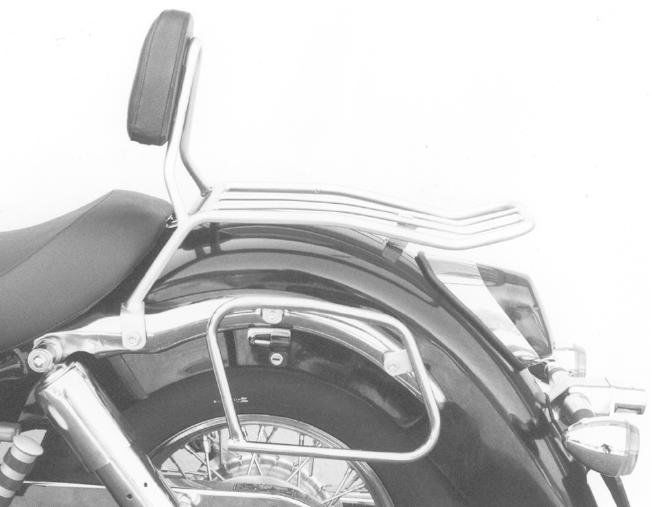 Hepco&Becker Solorack met rugsteun chroom voor Honda VT750C2
