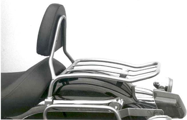 Hepco&Becker Solorack met rugsteun chroom voor Honda VT125