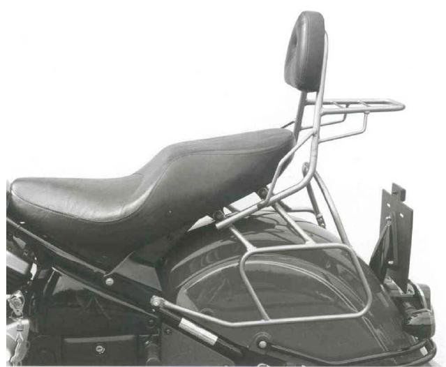 Hepco&Becker Sissybar met rekje zwart voor Kawasaki VN800 DRIFTER
