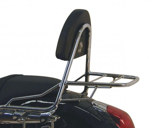 Hepco&Becker Sissybar met rekje chroom voor Kawasaki VN1500/ VN1600 MEAN STREAK