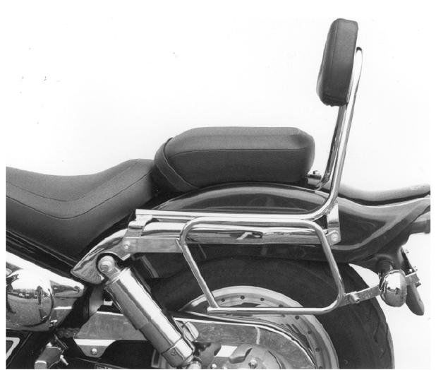 Hepco&Becker Sissybar met rekje chroom voor Suzuki VZ800 Marauder