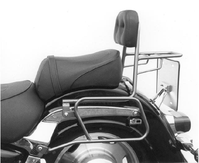 Hepco&Becker Sissybar met rekje chroom voor Suzuki C1500/ VL1500LC Intruder