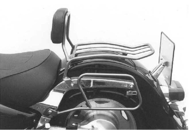 Hepco&Becker Solorack met rugsteun chroom voor Suzuki C1500/ VL1500LC INTRUDER