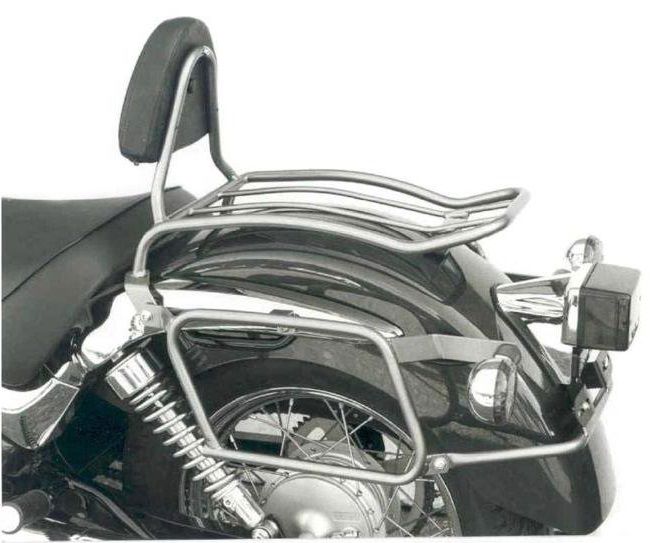 Hepco&Becker Solorack met rugsteun chroom voor Suzuki VL125LC/ VL250LC INTRUDER