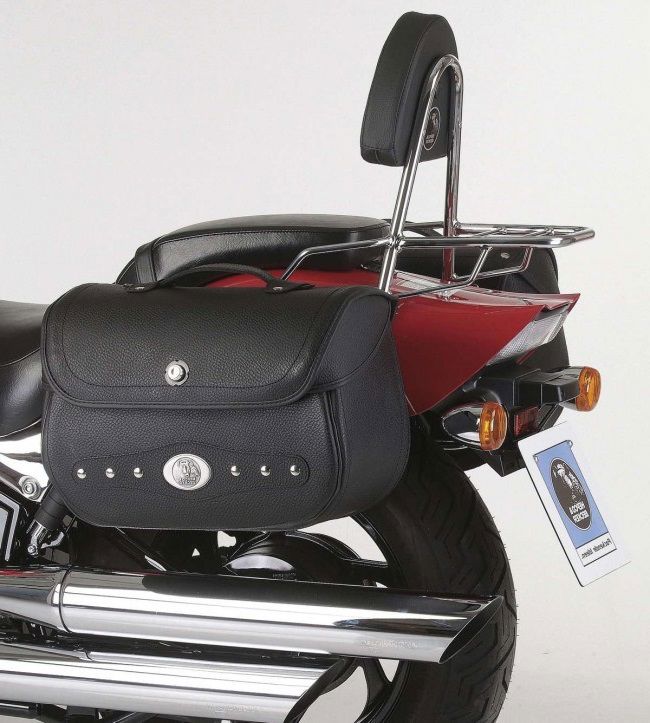 Hepco&Becker Sissybar met rekje chroom voor Suzuki M800 vanaf  2005 tot 2009