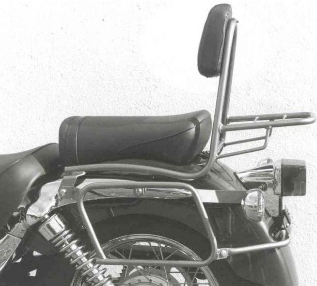 Hepco&Becker Sissybar met rekje chroom voor Suzuki VL125LC/ VL250LC INTRUDER