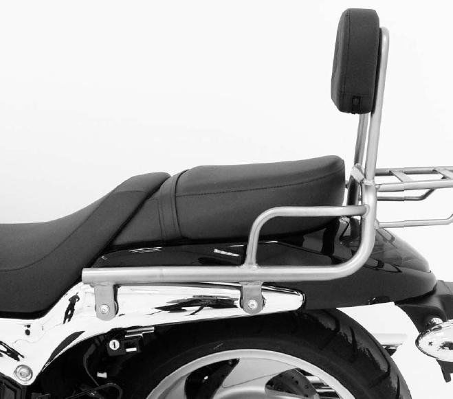 Hepco&Becker Sissybar met rekje chroom voor Suzuki M1500R Intruder vanaf 2009