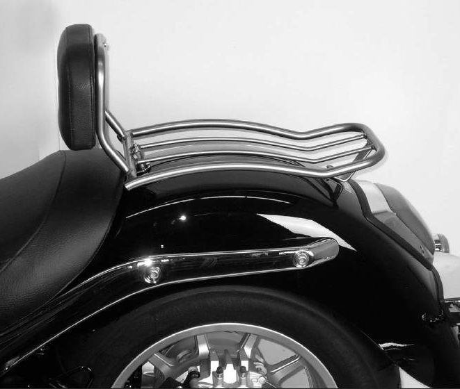 Hepco&Becker Solorack met rugsteun chroom voor Suzuki C1800 Intruder