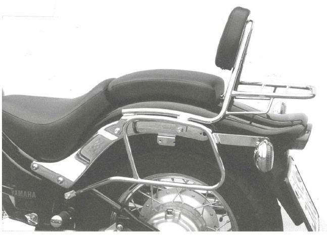 Hepco&Becker Sissybar met rekje chroom voor Yamaha XVS650