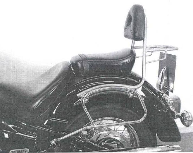 Hepco&Becker Sissybar met rekje chroom voor Yamaha XVS1100C
