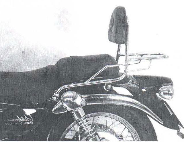 Hepco&Becker Sissybar met rekje chroom voor Moto Guzzi CALIFORNIA SPECIAL