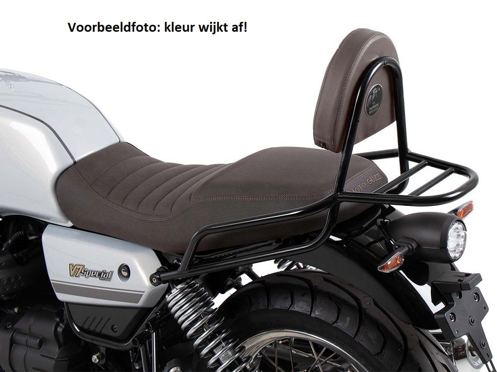 Hepco&Becker Sissybar met rekje zwart voor Moto Guzzi V7 Special / Stone / Stone Centenario vanaf 2021