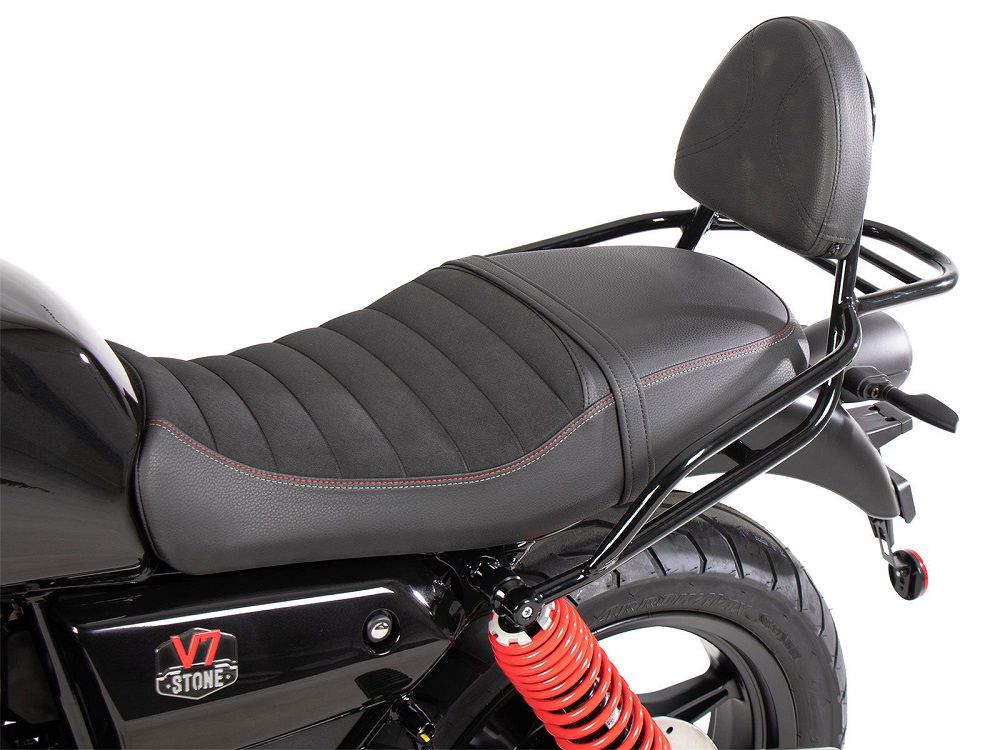 Hepco&Becker Sissybar met rekje zwart voor Moto Guzzi V7 Stone Special Edition vanaf 2022