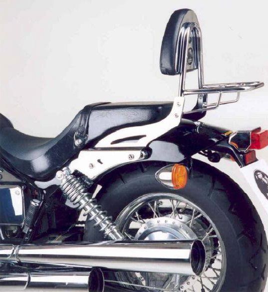 Hepco&Becker Sissybar met rekje chroom voor Honda VT750D2 Black Widow