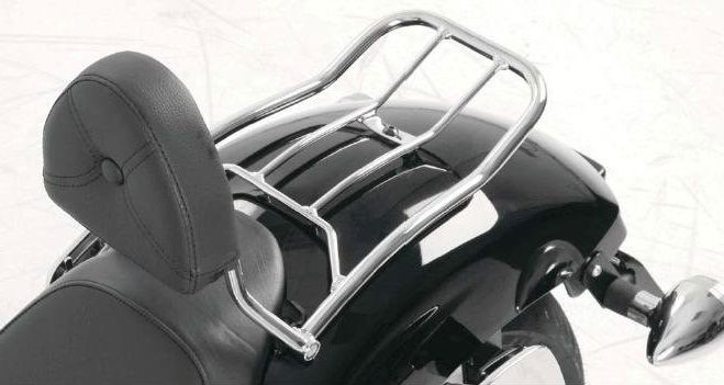 Hepco&Becker Solorack met rugsteun chroom voor Honda VT1300CX ABS vanaf 2010