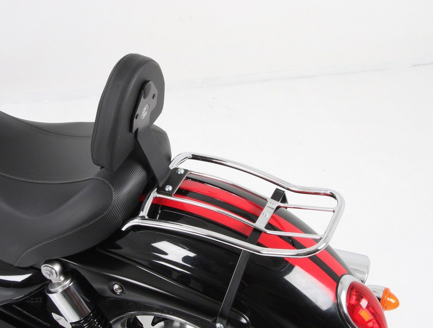 Hepco&Becker Solorack met rugsteun chroom voor Triumph ROCKET III Classic vanaf 2006 en ROCKET III Roadster vanaf 2011