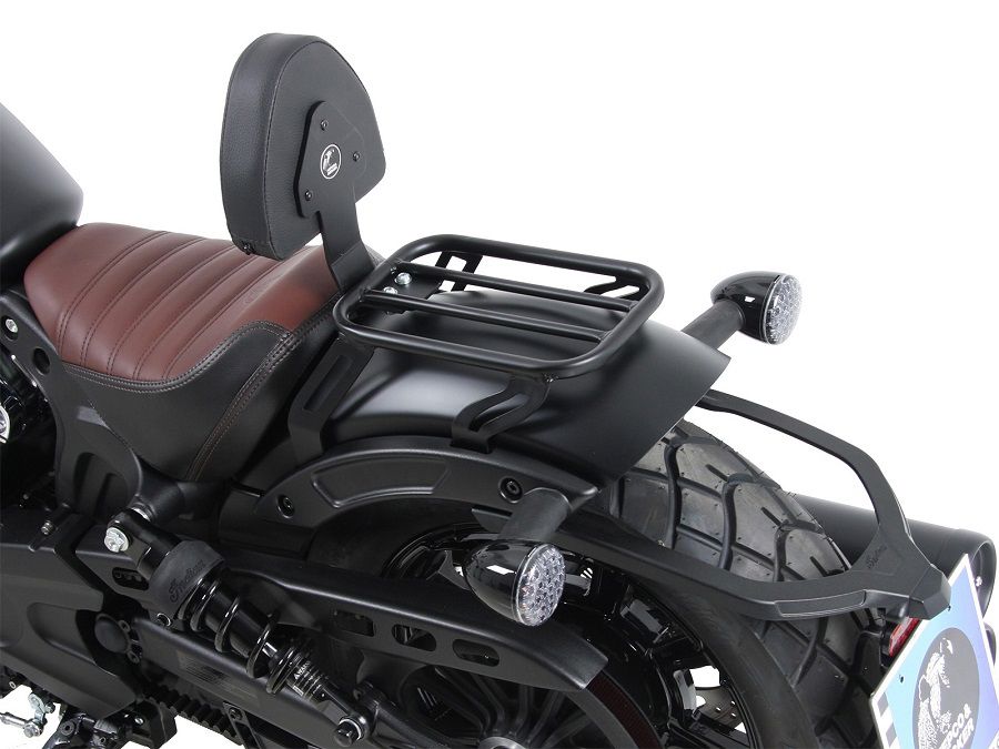 Hepco&Becker Solorack met rugsteun zwart voor Indian Scout Bobber vanaf 2017