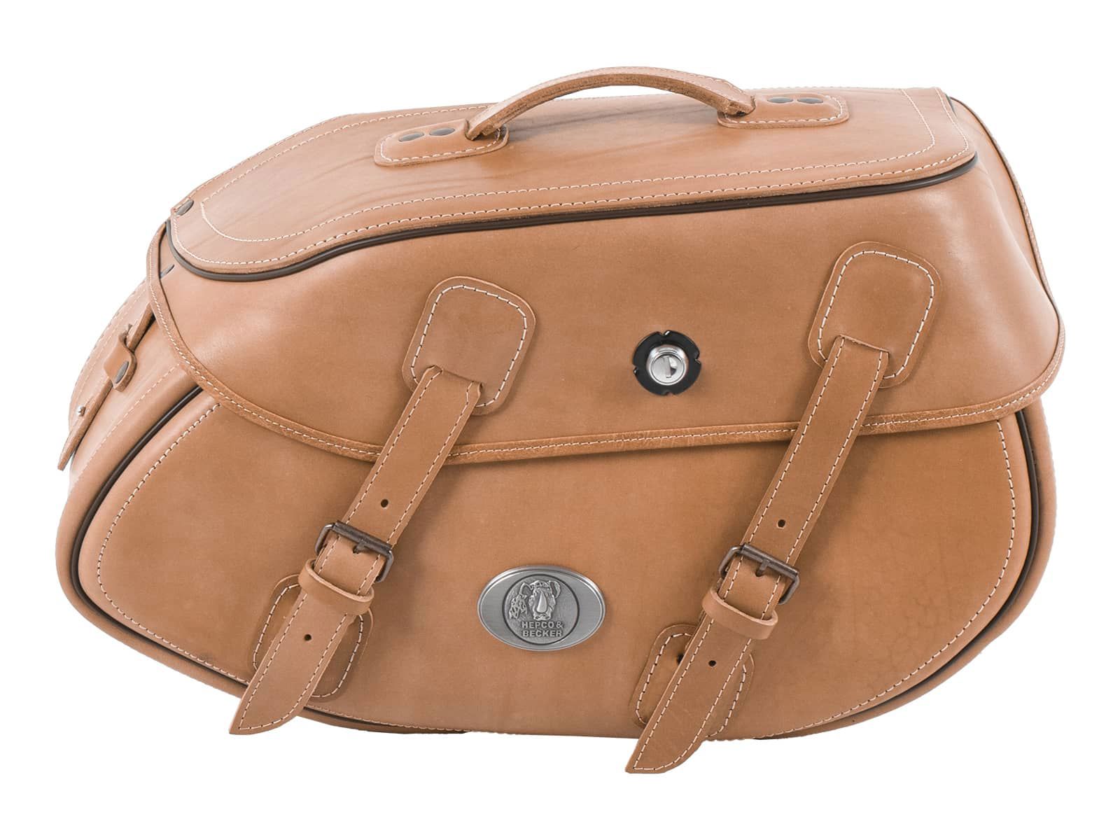 Hepco&Becker Rechter bruine Buffalo C-Bow tas  - 21 liter