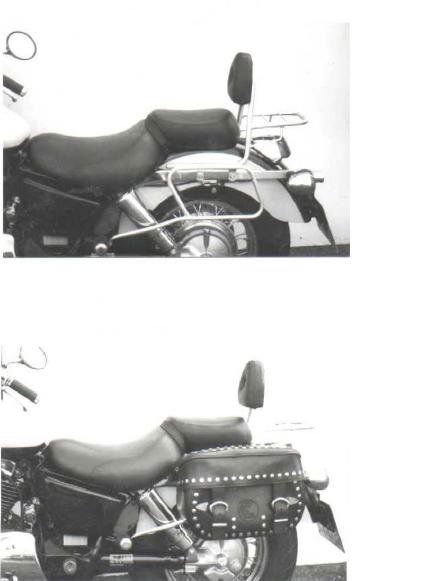 Hepco&Becker Tassendragers standaard chroom voor Honda VT1100C2