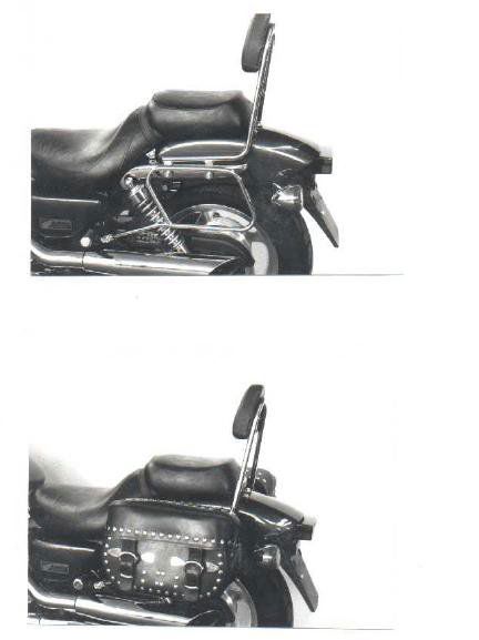 Hepco&Becker Tassendragers standaard chroom voor Honda VF750C vanaf 1993