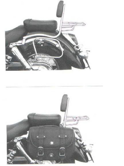 Hepco&Becker Tassendragers standaard chroom voor Honda VT750C2