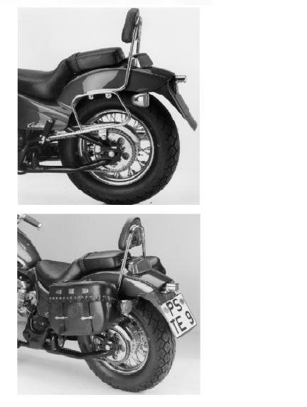 Hepco&Becker Tassendragers standaard chroom voor Honda VT600C vanaf 1992
