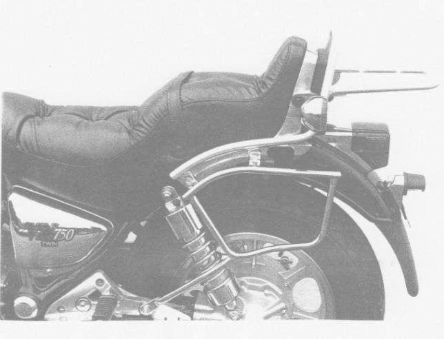 Hepco&Becker Tassendragers standaard chroom voor Kawasaki VN750