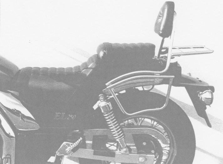 Hepco&Becker Tassendragers standaard chroom voor Kawasaki EL250/ EL252
