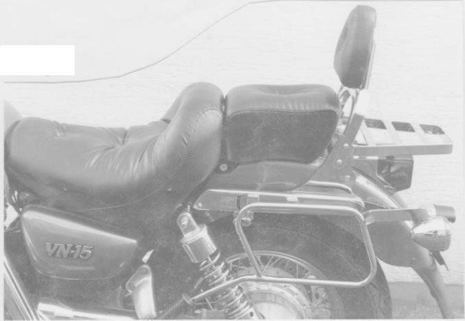 Hepco&Becker Tassendragers standaard chroom voor Kawasaki VN1500 vanaf 1994 en VN1500SE vanaf 1993