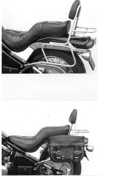 Hepco&Becker Tassendragers standaard chroom voor Kawasaki VN800