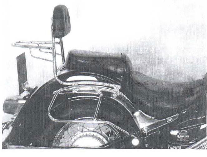 Hepco&Becker Tassendragers standaard chroom voor Suzuki C800 Intruder/ VL800LC tot 2008