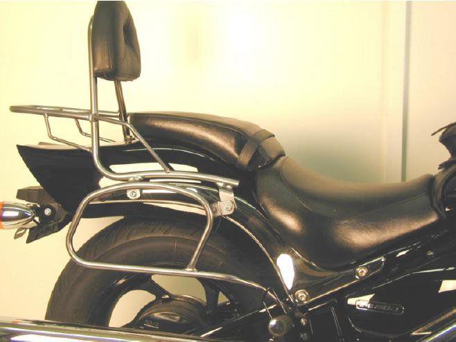 Hepco&Becker Tassendragers standaard chroom voor Suzuki M800 vanaf 2005 tot 2009