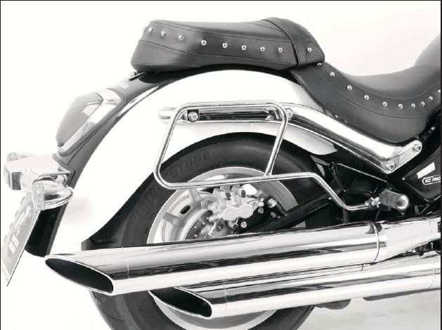 Hepco&Becker Tassendragers standaard chroom voor Suzuki C1800 Intruder vanaf 2011